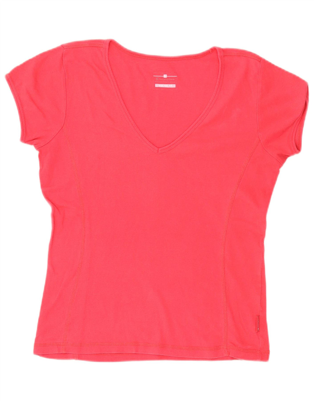 CHAMPION Damen Heritage Fit T-Shirt Top UK 14 Large Pink
