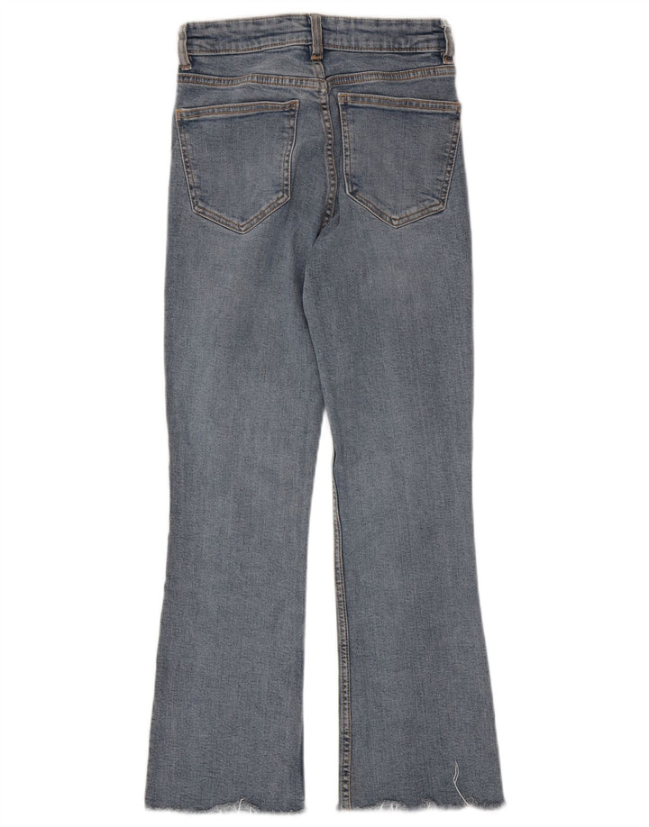 Zara Damen Schlagjeans EU 34 2XS W24 L25 Blau