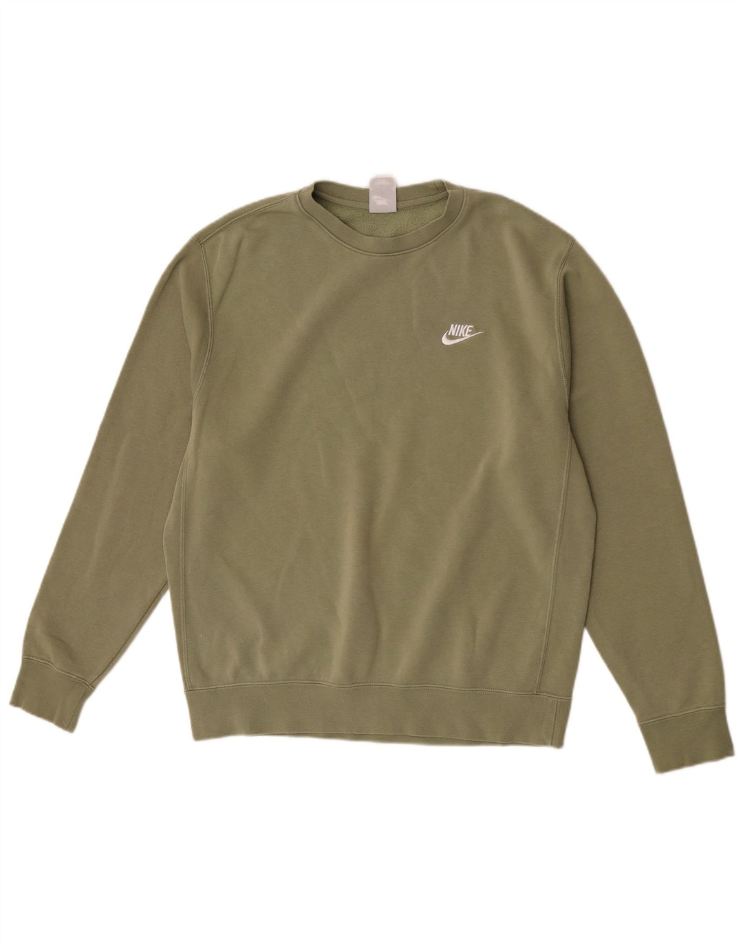 Nike Herren-Sweatshirt-Pullover, mittelgrün, Baumwolle, Sport
