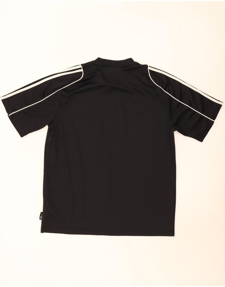 Adidas Herren Climalite T-Shirt Top Large Schwarz Polyester