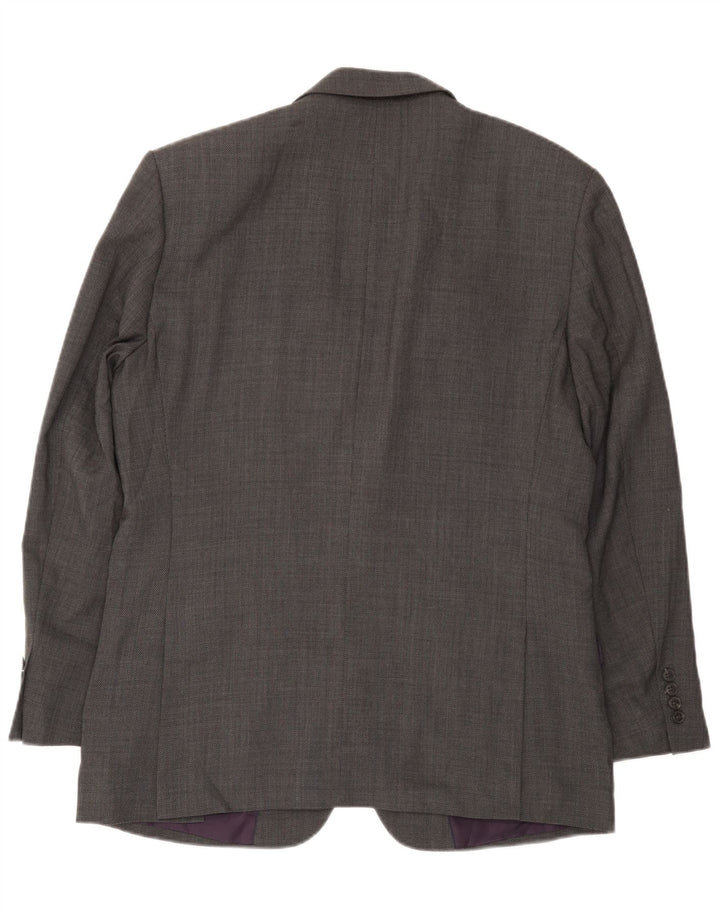 Marks & Spencer Herren-Blazer mit 2 Knöpfen, reguläre Passform, Gr. 42, Grau
