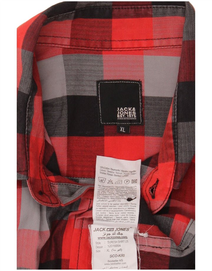 Jack & Jones Herrenhemd XL, mehrfarbig, kariert, Baumwolle