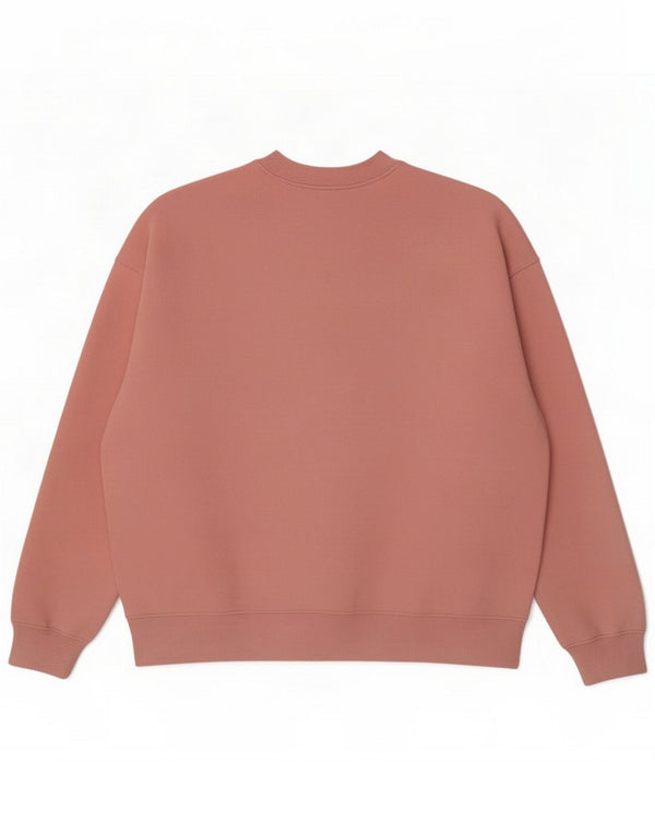 Champion Womens Graphic Sweatshirt Jumper UK 16 Large Pink Colourblock