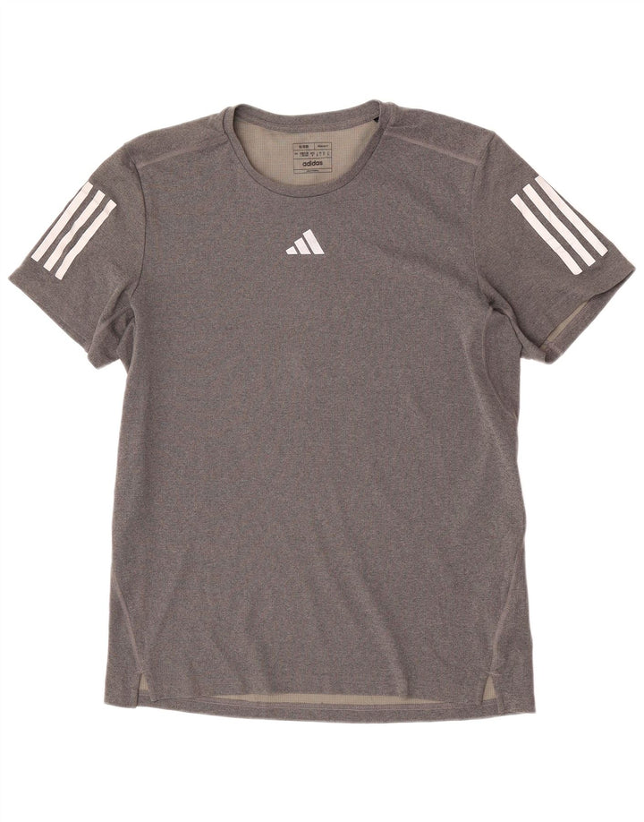 Adidas Herren Aeroready Regular Fit T-Shirt Top Large Grau Polyester
