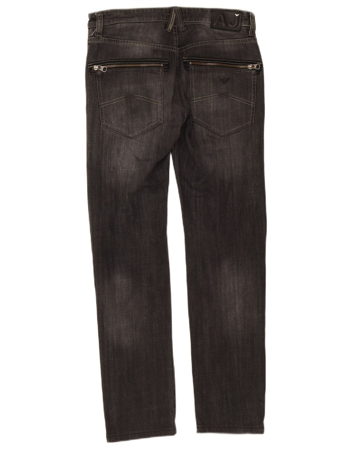 Armani Herren Slim Jeans W31 L30 Graue Baumwolle