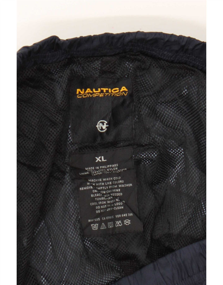 Nautica Wasserdichte Herrenhose XL Marineblaues Nylon