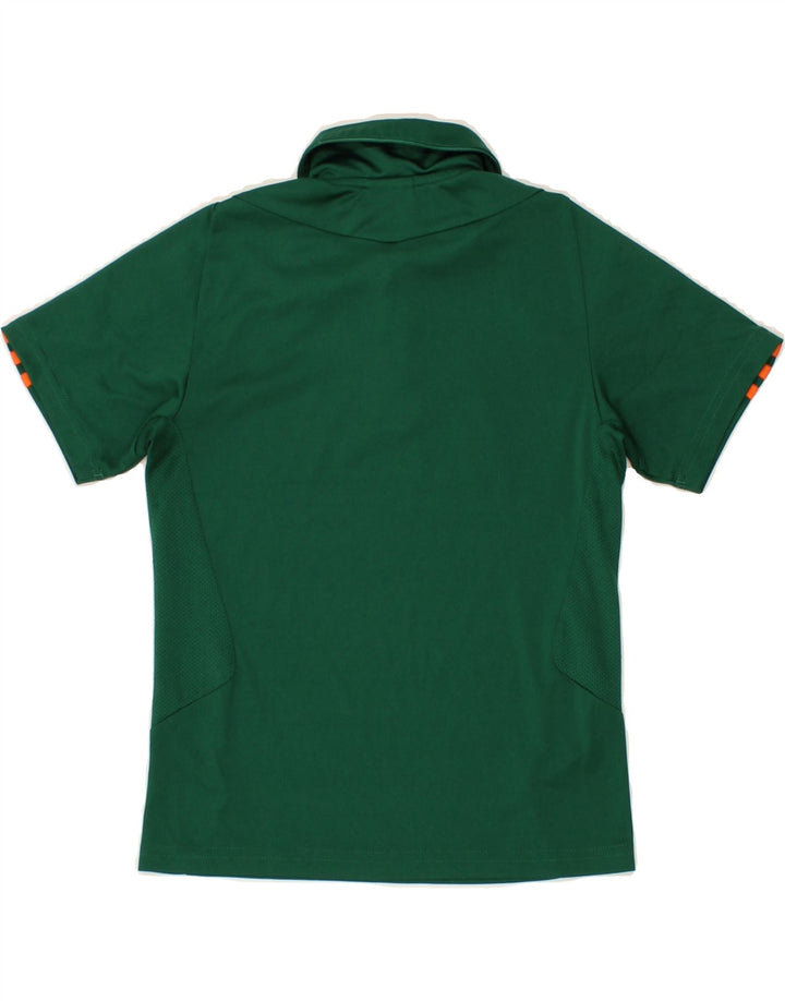 ADIDAS Boys Climacool Polo Shirt 9-10 Years Green Polyester Vintage Adidas and Second-Hand Adidas from Messina Hembry 