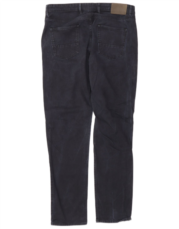 Massimo Dutti Herren Slim Jeans EU 44 Large W34 L30 Marineblau