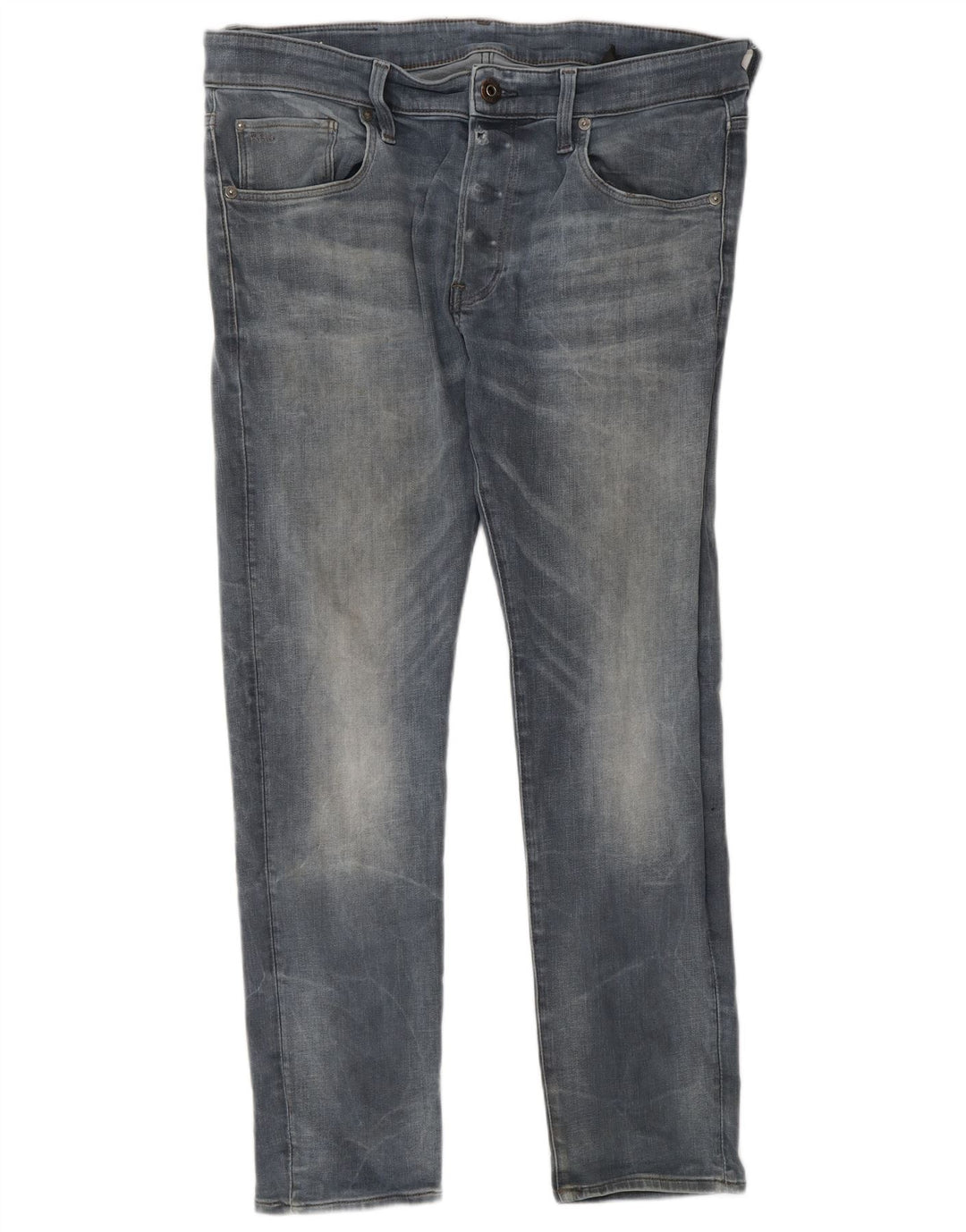 G-Star Herren Slim Jeans W34 L30 Blaues Polyester