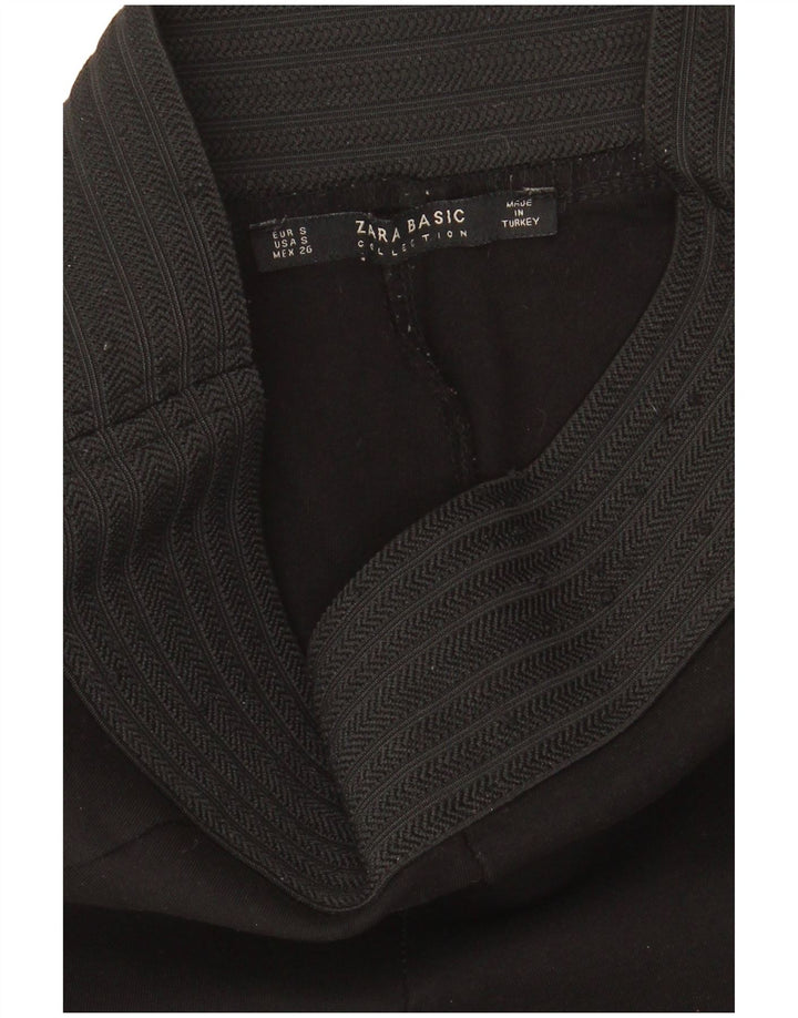 Zara Damen Leggings UK 8 Small Schwarz