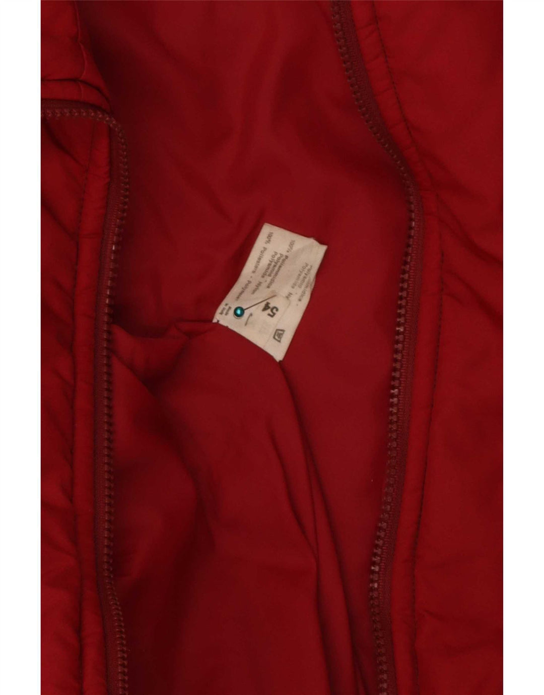Brugi Herren Wattierte Jacke IT 54 2XL Rot Colourblock Polyamid