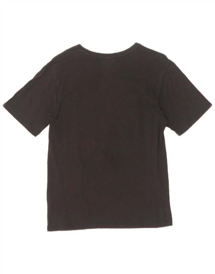 Zara Herren T-Shirt mit Grafik, Größe S, Schwarz