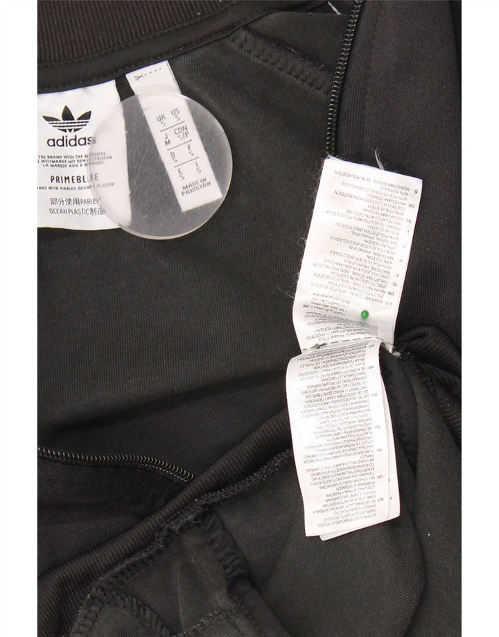 Adidas Herren Trainingsanzug Top Jacke Small Schwarz Polyester