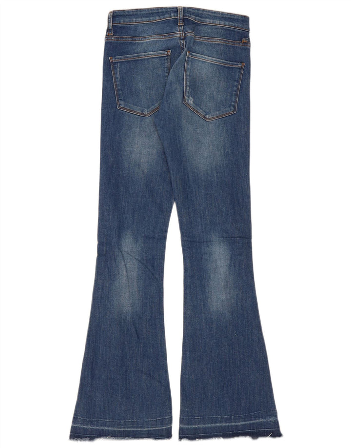 Zara Damen Schlagjeans EU 34 2XS W24 L31 Blau