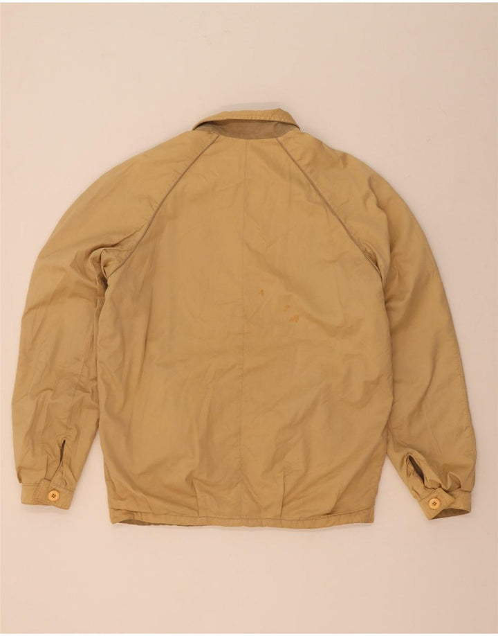 Vintage Herren Wende-Wildlederjacke IT 48 Mittelbeiges Leder