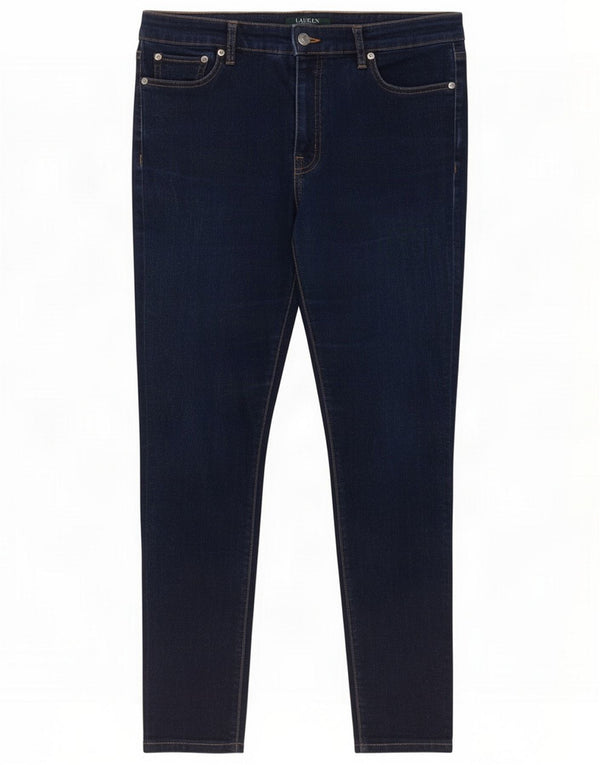 Ralph Lauren Damen Skinny Jeans US 10 Large W32 L27 Marineblau Baumwolle