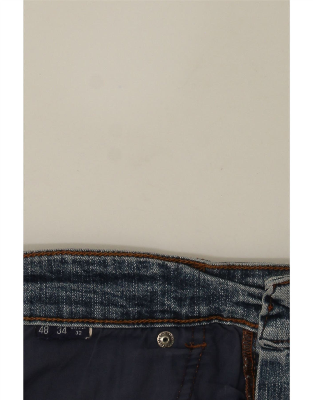 TRUSSARDI Mens Straight Jeans IT 48 Medium W32 L29 Blue Vintage Trussardi and Second-Hand Trussardi from Messina Hembry 