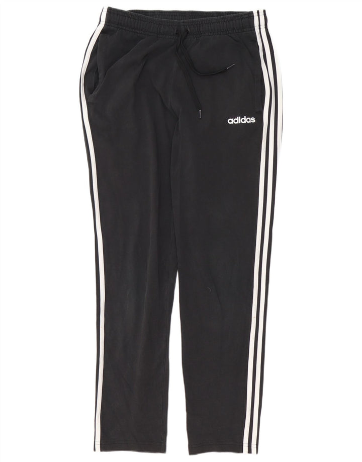 Adidas Herren-Trainingshose, mittelschwarz, Baumwolle