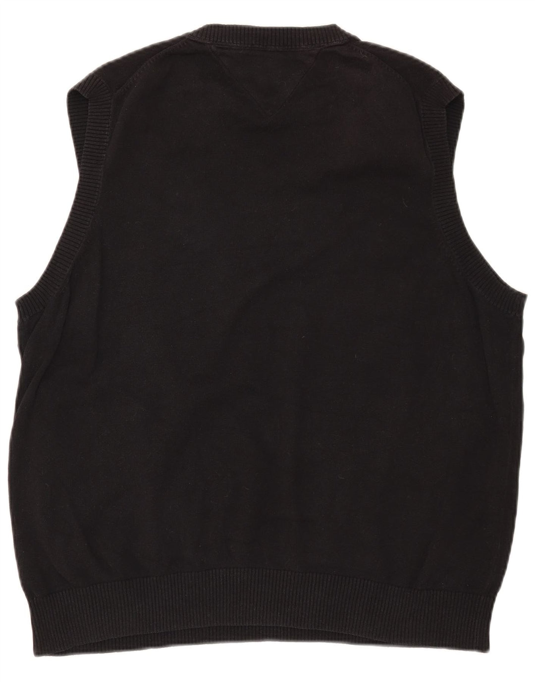 Tommy Hilfiger Herren Weste Tank Top XL Schwarz Baumwolle