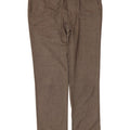 Gerade Anzughose für Herren von Zara, W36, L31, graue Herringbone-Baumwolle
