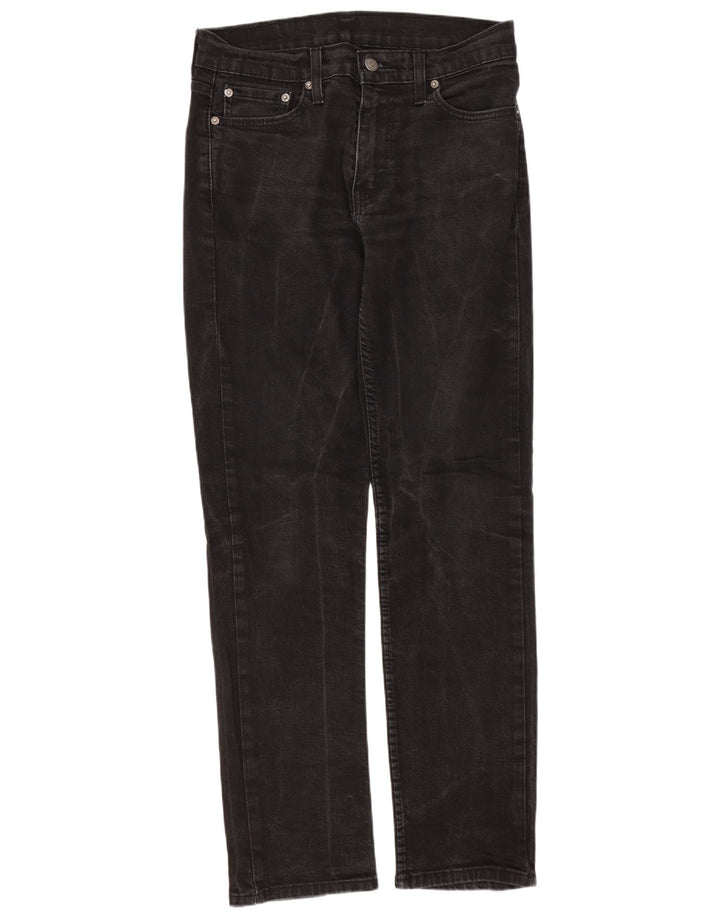 Levi's Herren 511 Slim Jeans W30 L32 schwarze Baumwolle