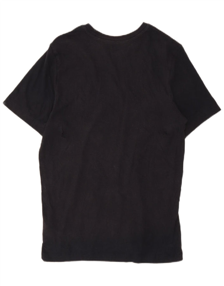 Nike Herren-T-Shirt-Oberteil, mittelgroß, marineblau, Baumwolle
