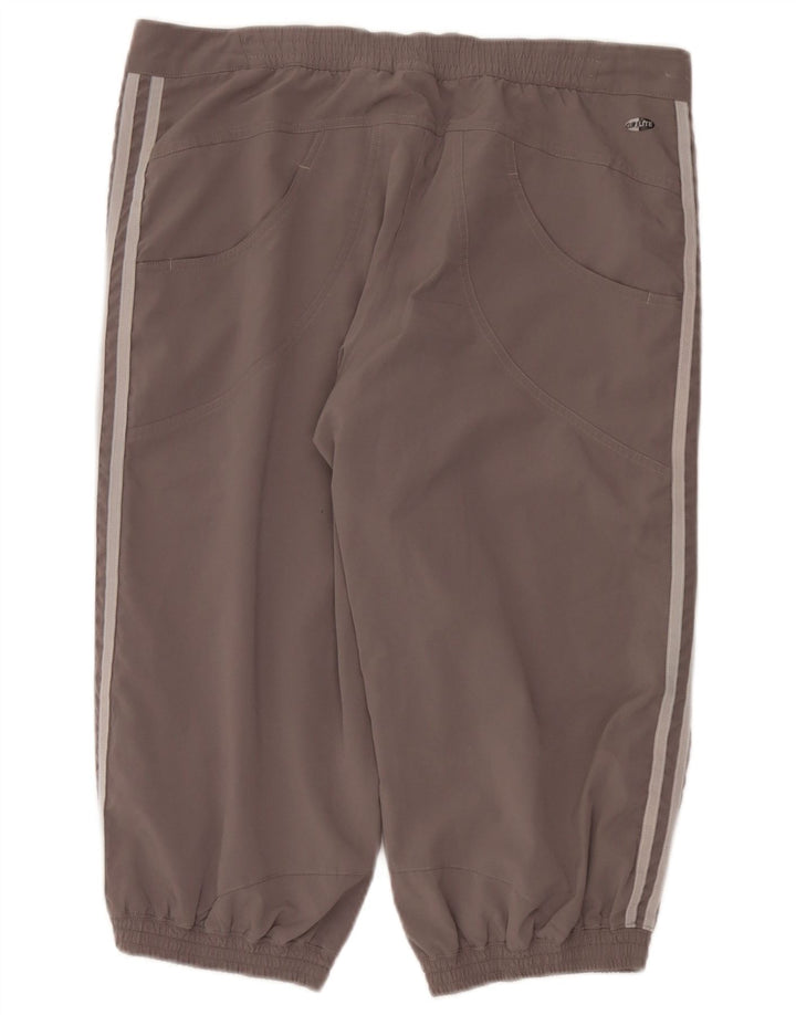 Adidas Damen Climalite Bermuda Sport Shorts UK 12 Mittelgrau