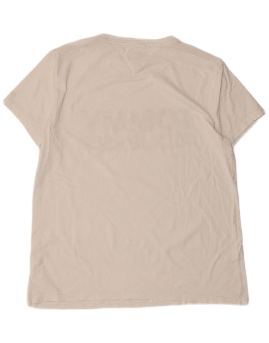 Tommy Hilfiger Herren-T-Shirt mit Grafik, Größe L, Weiß