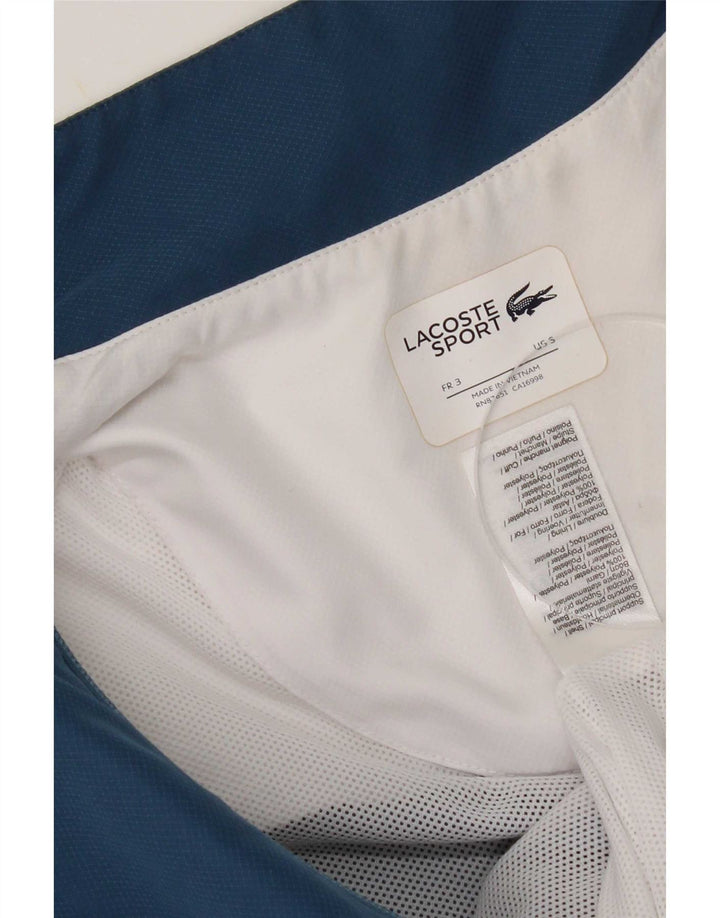 Lacoste Herren-Trainingsanzug mit grafischem Oberteil, Größe 3, klein, blau, Farbblock