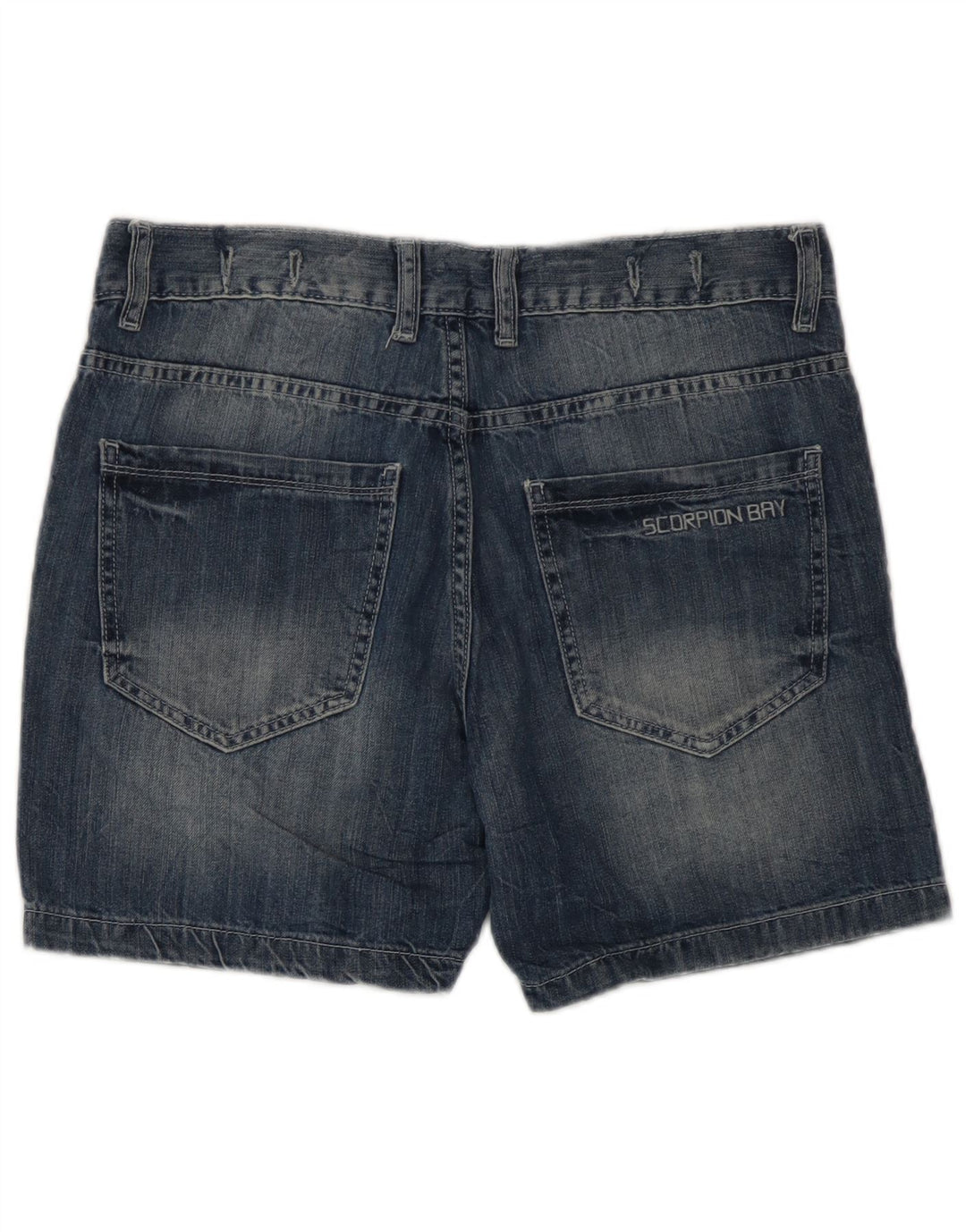 Scorpion Bay Herren-Jeansshorts, W30, mittelblaue Baumwolle