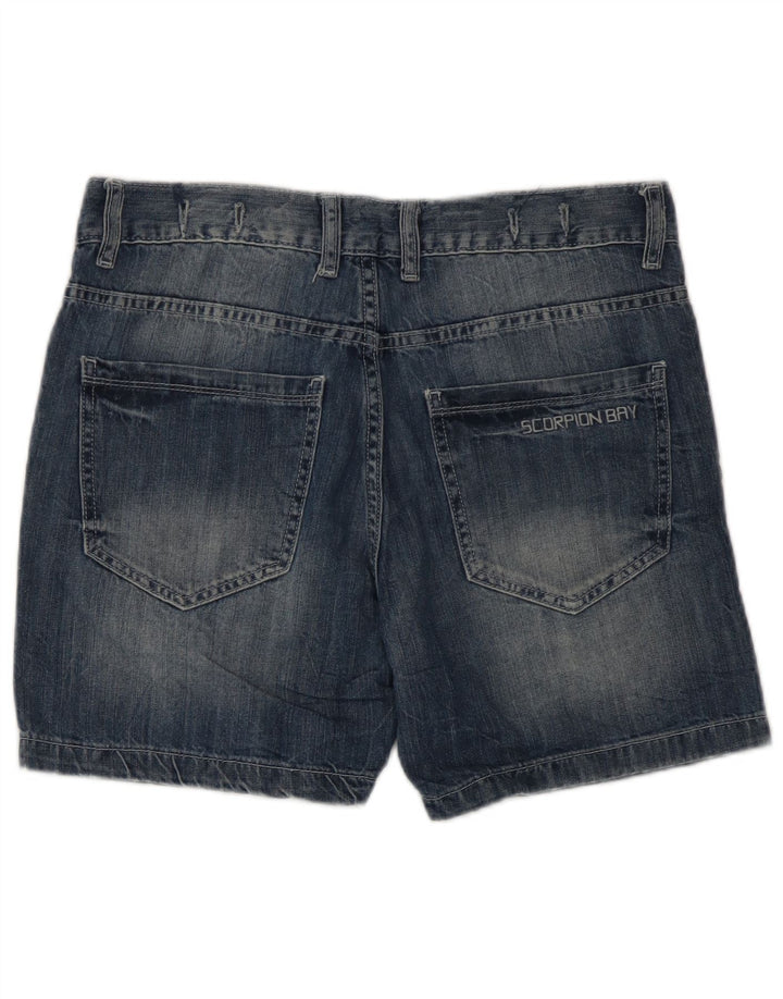 Scorpion Bay Herren-Jeansshorts, W30, mittelblaue Baumwolle