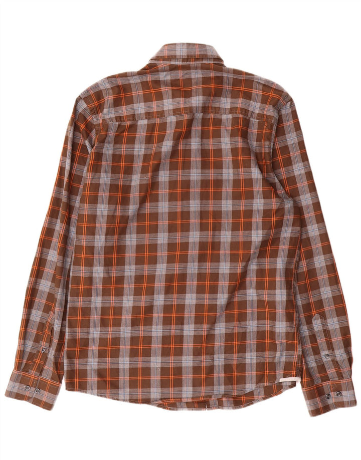 Jack & Jones Herren-Hemd, groß, braun, kariert, Baumwolle