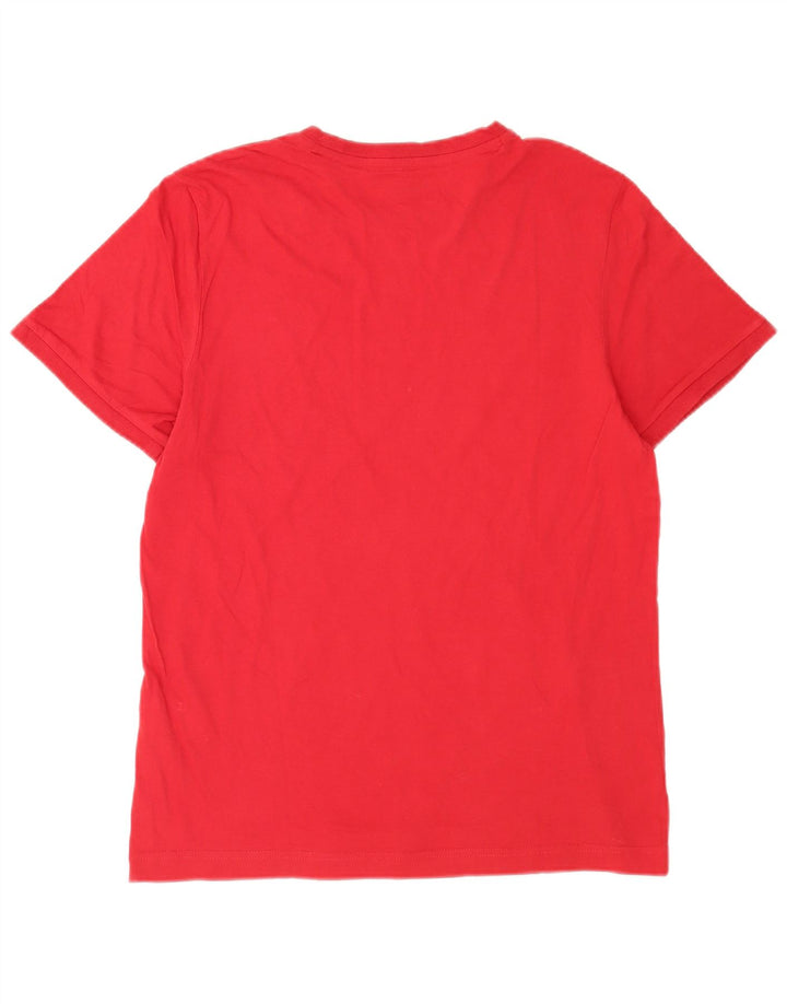 Lotto Herren T-Shirt Top Large Rot Baumwolle