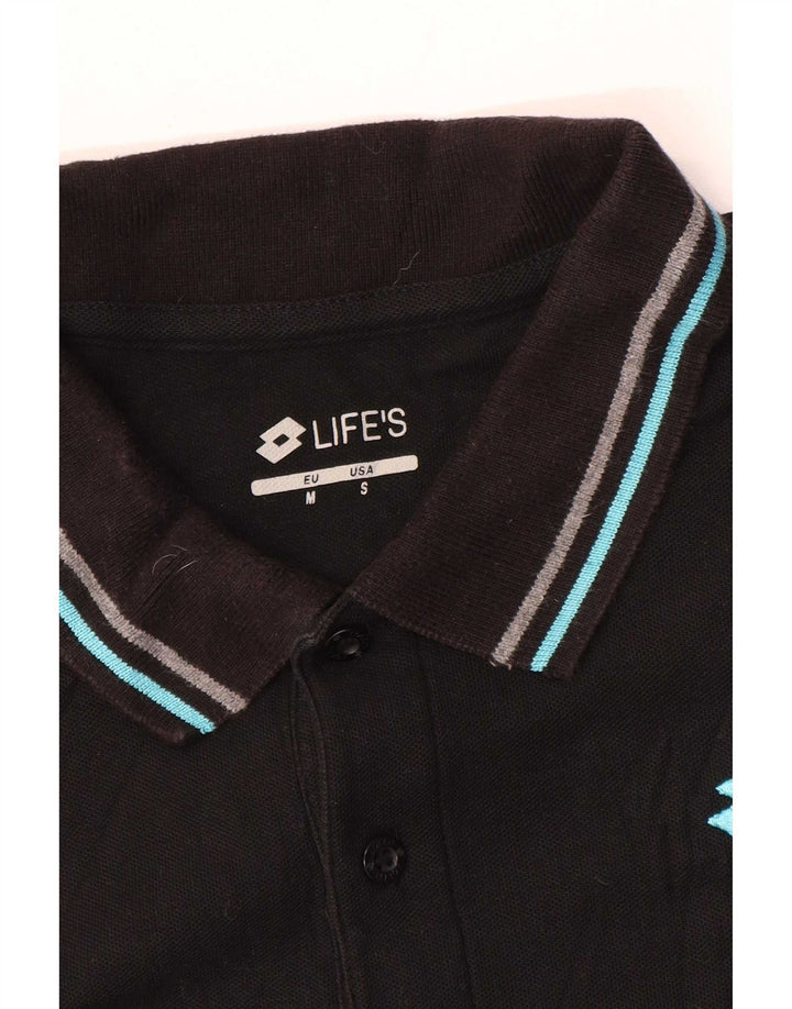 Lotto Herren Poloshirt Small Schwarz