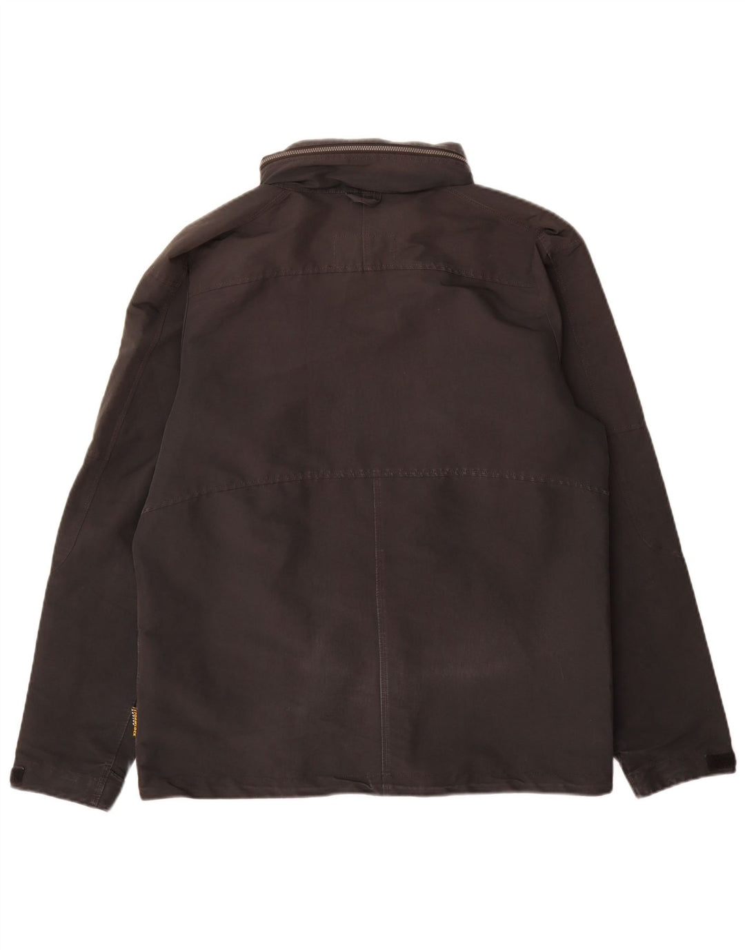 Jack Wolfskin Herren-Regenjacke mit Kapuze, UK 36/38, mittelschwarz, Polyester