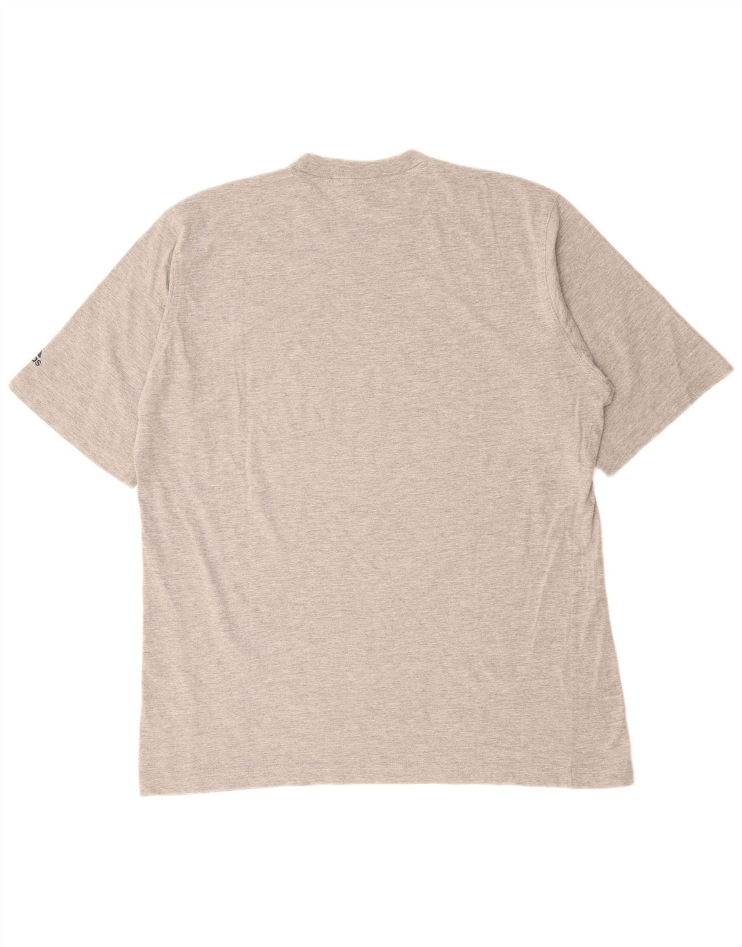 ADIDAS Herren T-Shirt Top UK 44/46 XL Graue Baumwolle