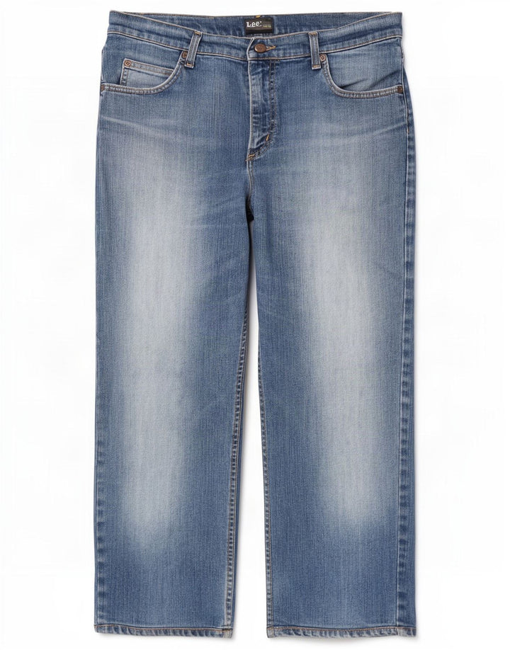 Lee Herren Straight Jeans W32 L27 Blau
