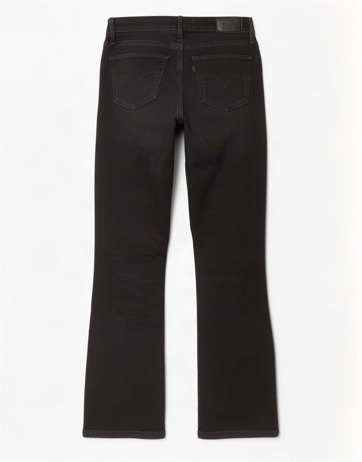 Levi's Damen 715 Bootcut Jeans W26 L30 Schwarz