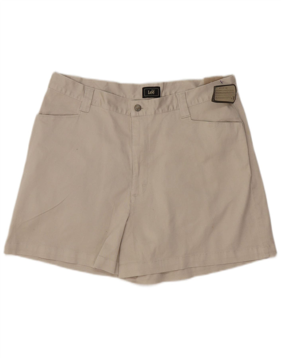 LEE Damen Freizeitshorts US 16 2XL W34 Graue Baumwolle