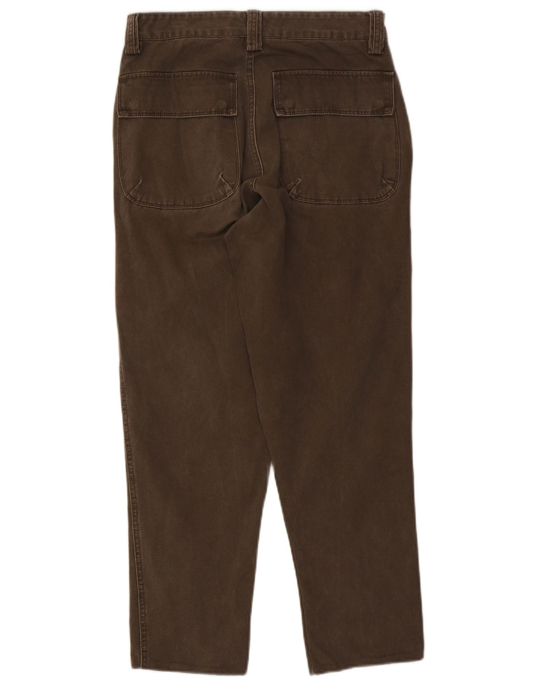 Bromfield Herren gerade Cargohose IT 48 Medium W30 L27 Braun Baumwolle