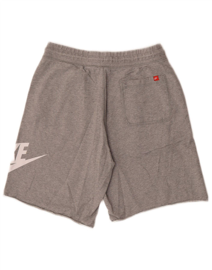Nike Herren-Sportshorts mit Grafik, Größe L, aus grauer Baumwolle