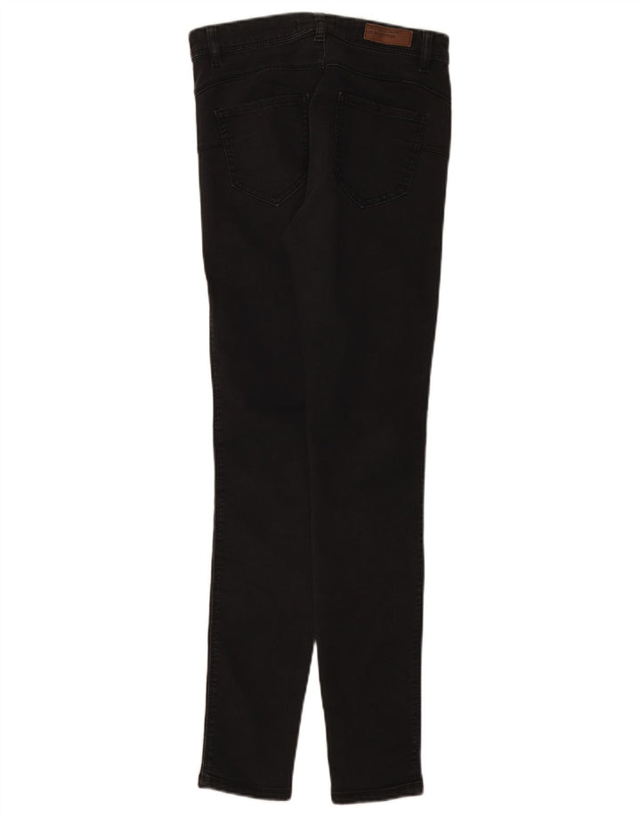 Benetton Damen Slim Jeans W26 L29 Schwarze Baumwolle