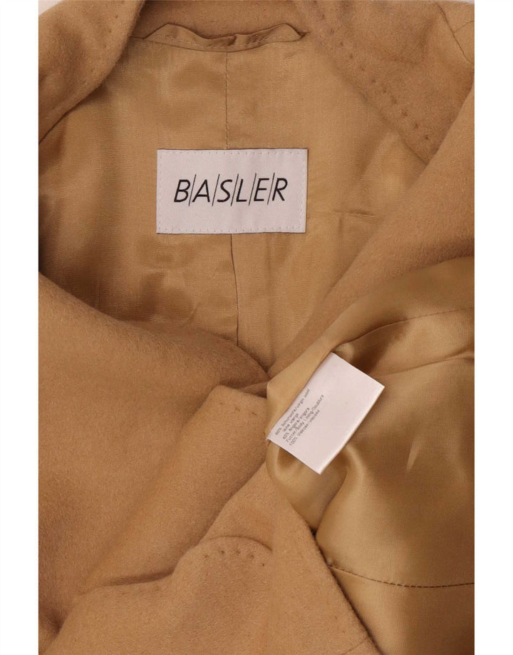 Basler Damen-Blazerjacke mit 6 Knöpfen, UK 12, Mittelbeige, klassische Schurwolle