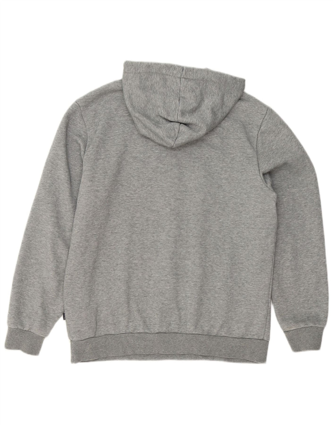 Puma Herren-Kapuzenpullover mit Grafik, mittelgrau gesprenkelte Baumwolle