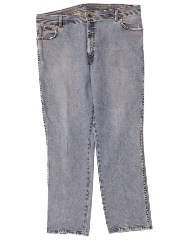 Wrangler Herren Texas Stretch Straight Jeans W40 L30 Blaue Baumwolle