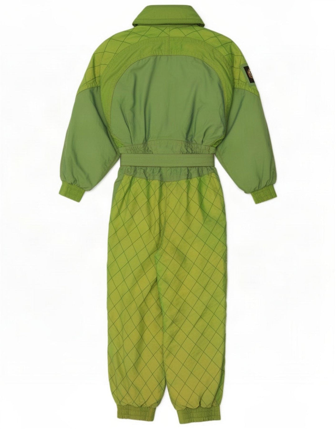 Emmegi Damen Skioverall EU 36 Small Green Colourblock Polyamid