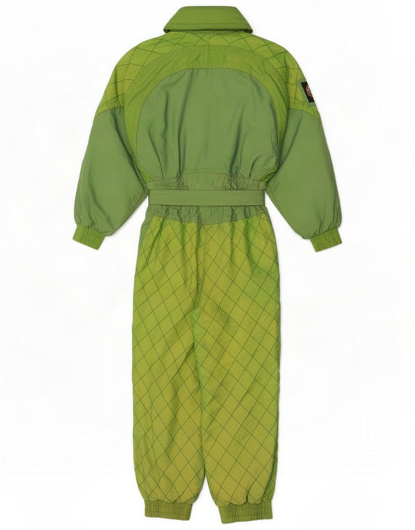 Emmegi Damen Skioverall EU 36 Small Green Colourblock Polyamid