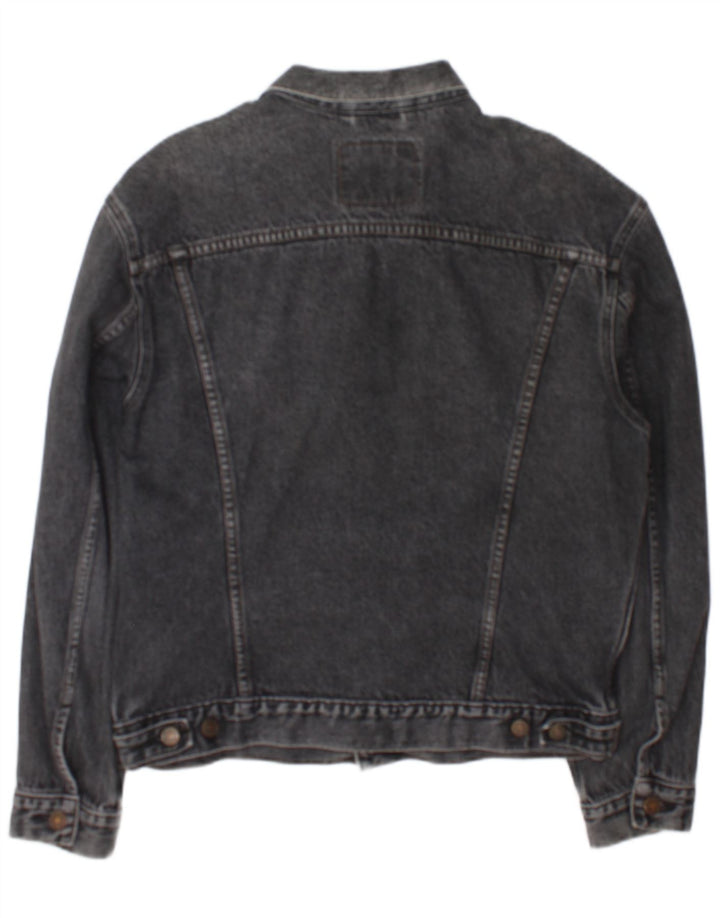 Levi's Herren Jeansjacke UK 40 Large Grau Baumwolle