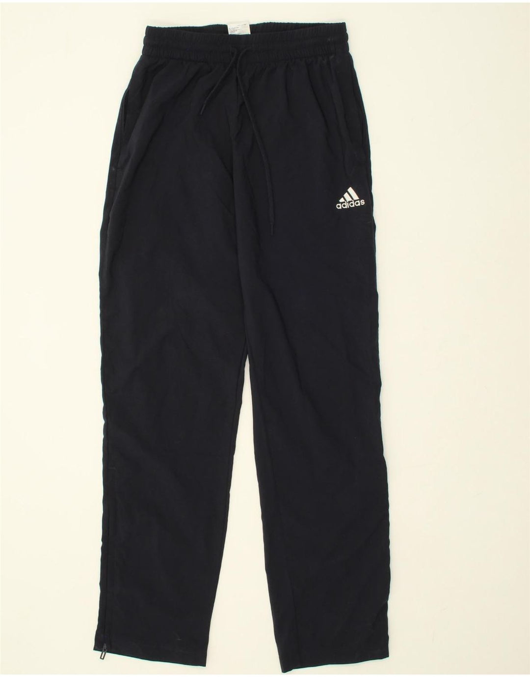 ADIDAS Mens Tracksuit Trousers Small  Navy Blue Polyester Vintage Adidas and Second-Hand Adidas from Messina Hembry 