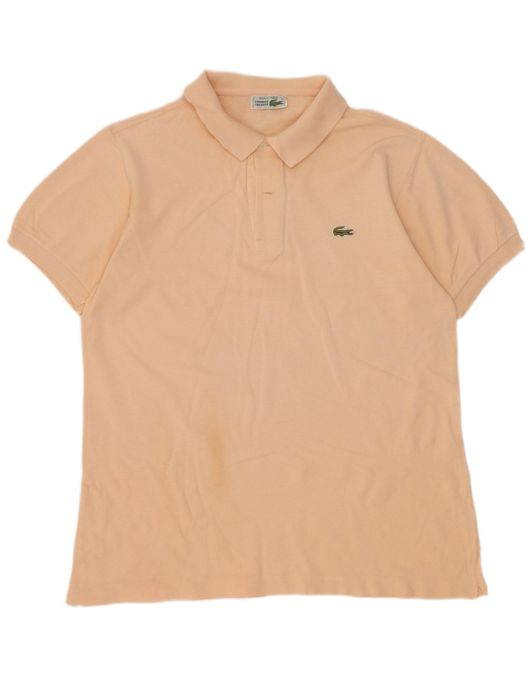Lacoste Herren-Poloshirt, große orangefarbene Baumwolle